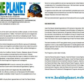About Heal The Planet Global Organisation-HTP